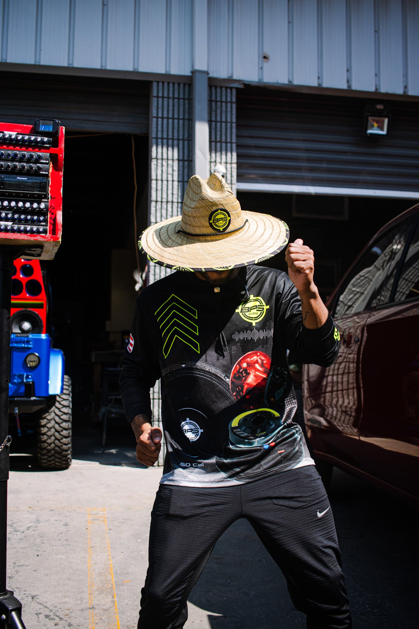 BPS Audio Straw Hat - Sombrero