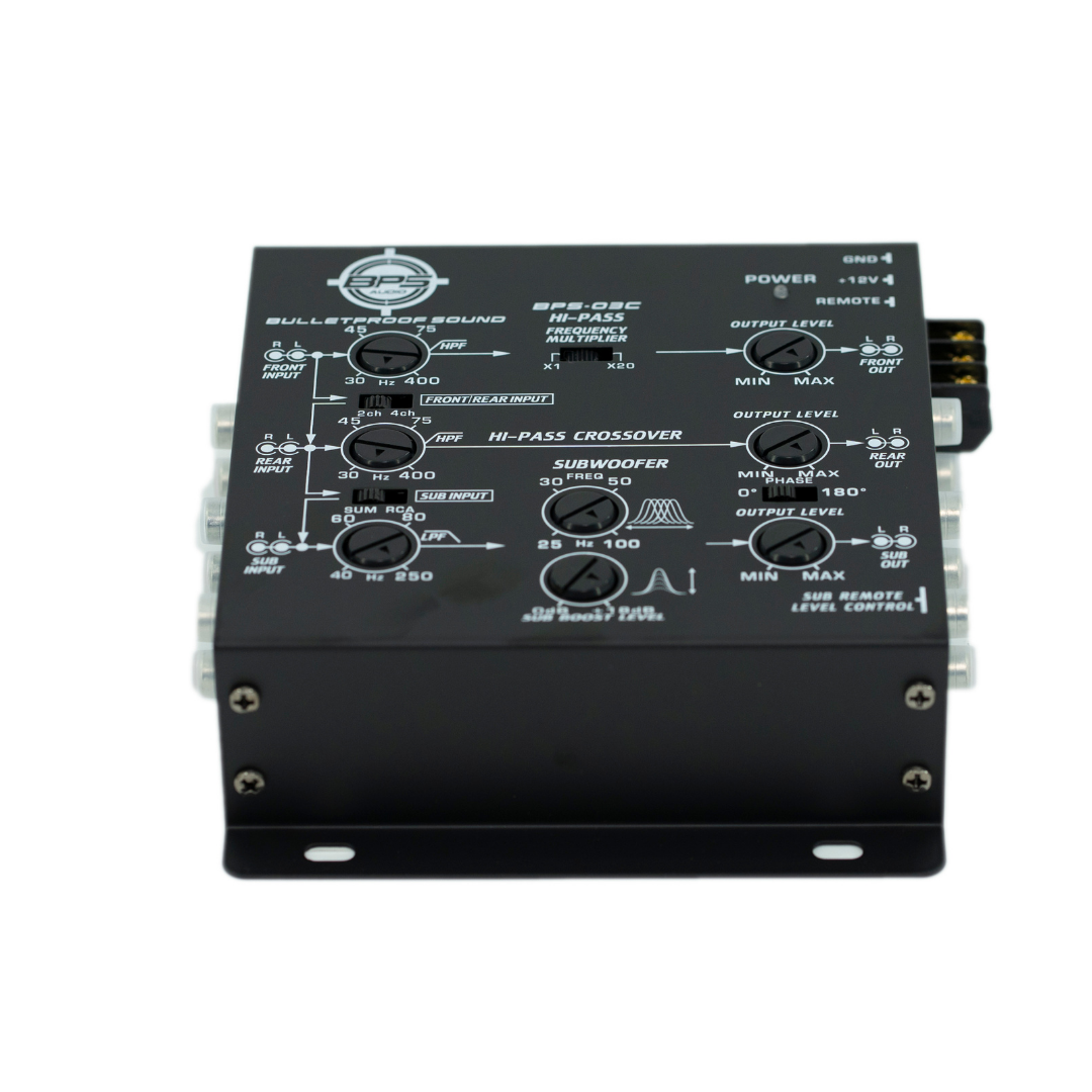 3 Way Electronic Crossover - BPS-03C - BPS AUDIO