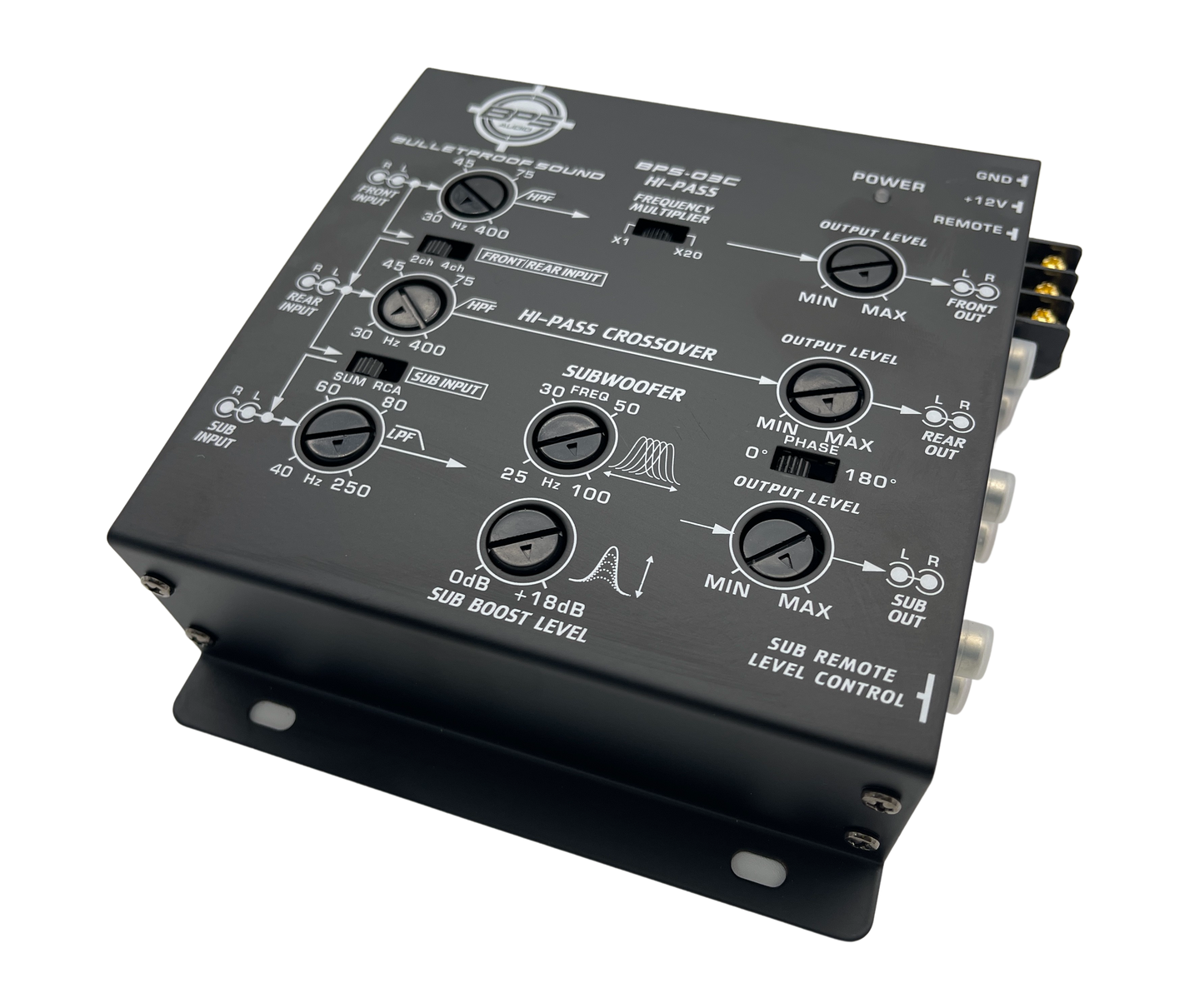 3 Way Electronic Crossover - BPS-03C - BPS AUDIO