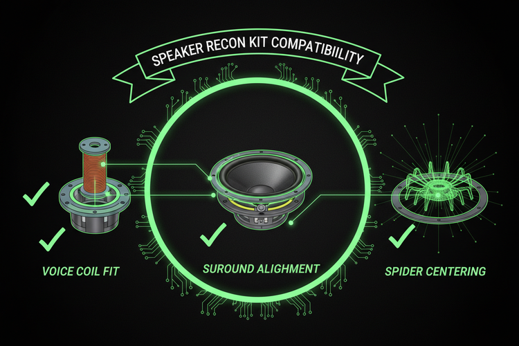 How Recone Kit Compatibility Affects Speaker Performance – BPS AUDIO